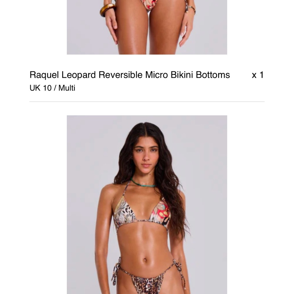 Jaded London Leopard Reversible Bikini